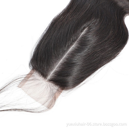 Brazilian Virgin Human Hair Body Wave 2x6 Lace Closure